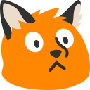 A blobfox looking worried